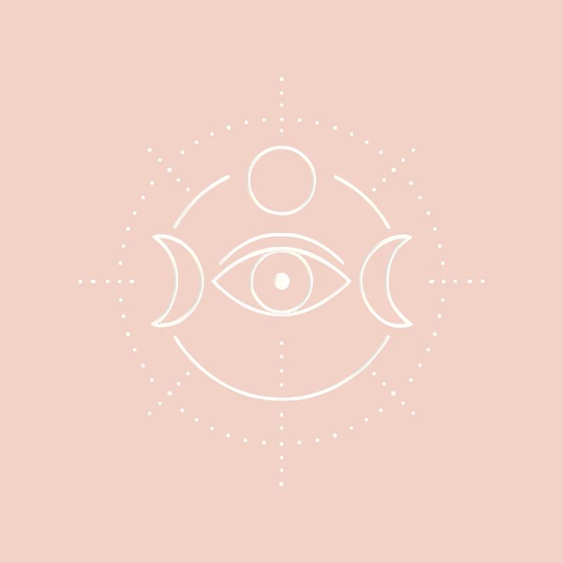 Moon Phase Eye Mandala