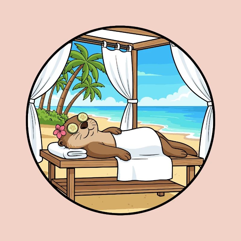 Spa de plage Loutre Art relaxant