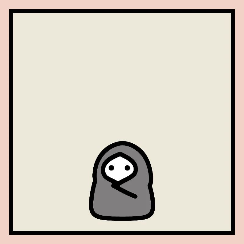 Introvert Cocoon Minimal Meme Character