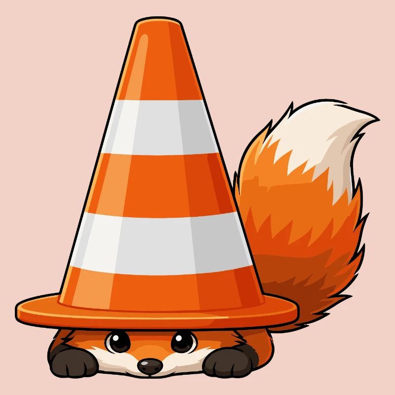 Fuchs unter Konus