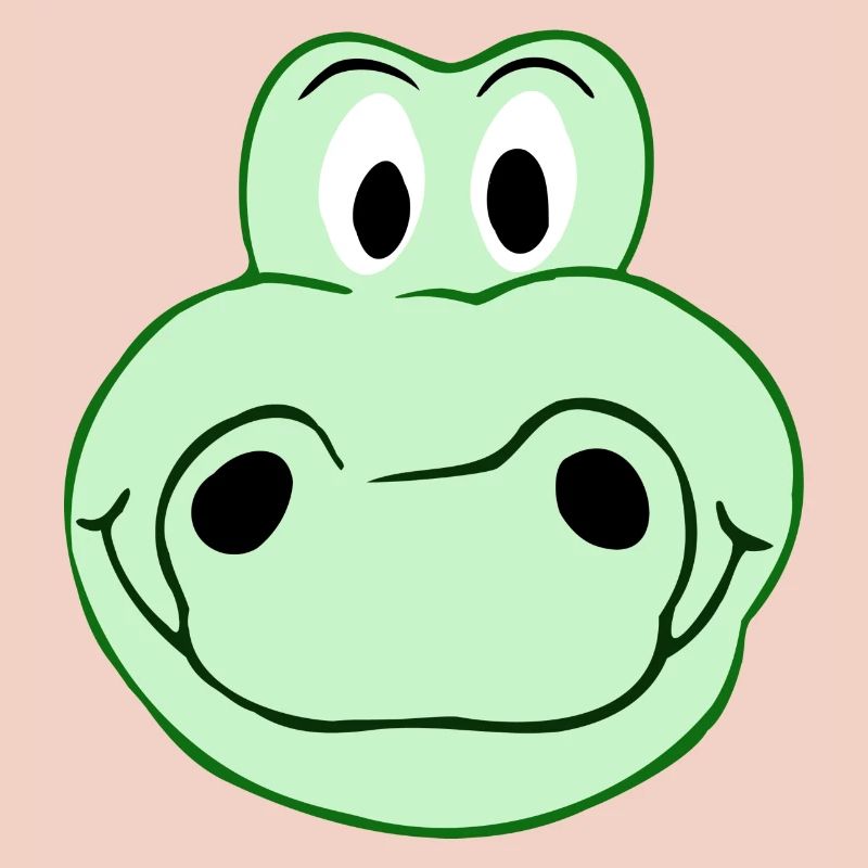 Funny crocodile - Creative illustration