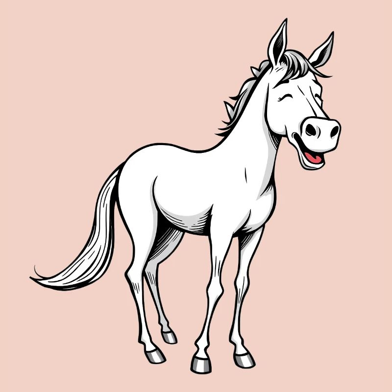 Lustiges Pferd