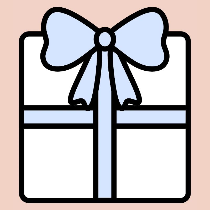 Boîte cadeau élégante avec ruban