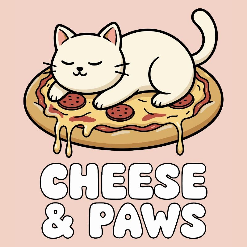 Pizza chat pattes de fromage