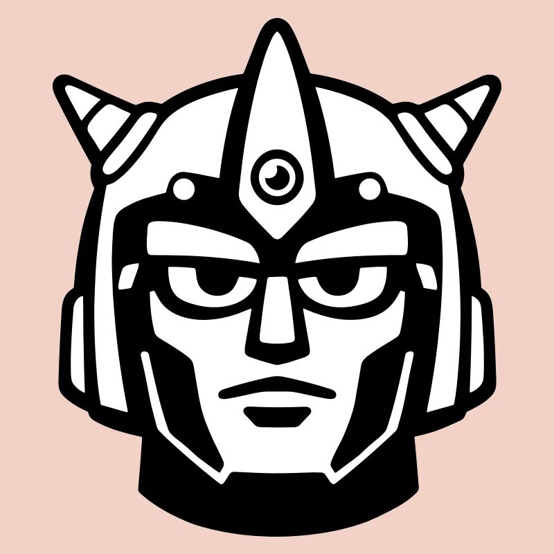 Doomforge Roboter Gesichtshelm