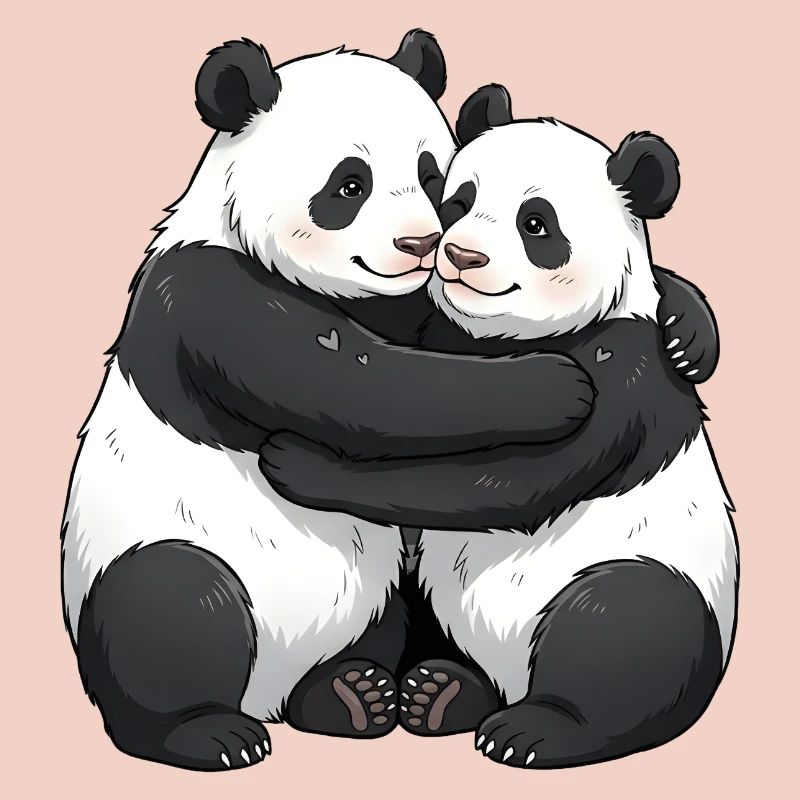 panda-hug