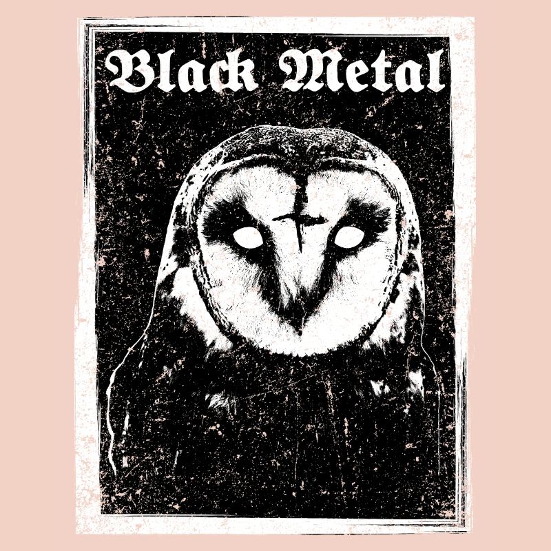 Black Metal Eule