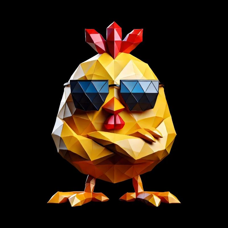 poule lunettes de soleil