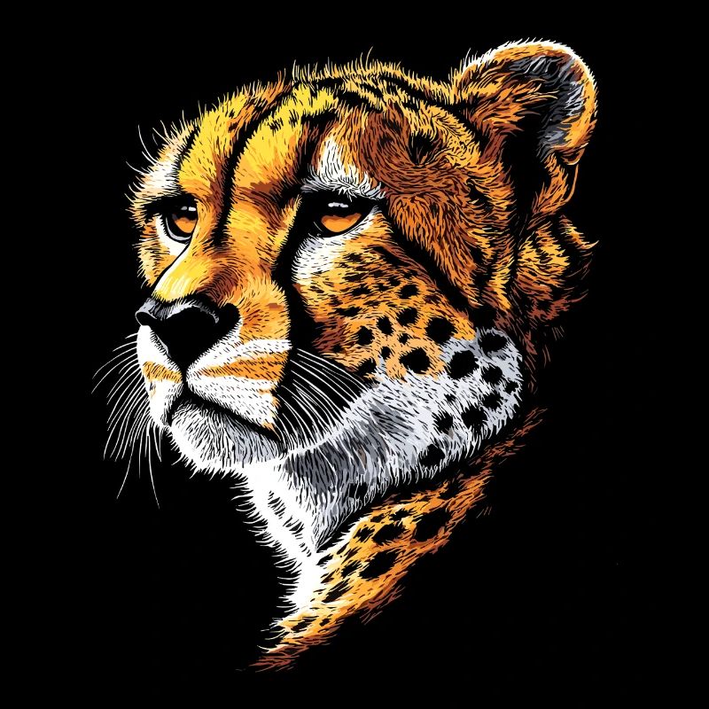 Guépard Guépard Gros chat Amoureux des chats Guépard