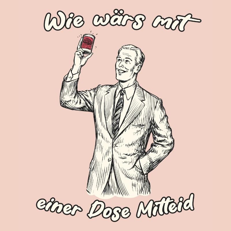 Retro Werbespruch Illustration