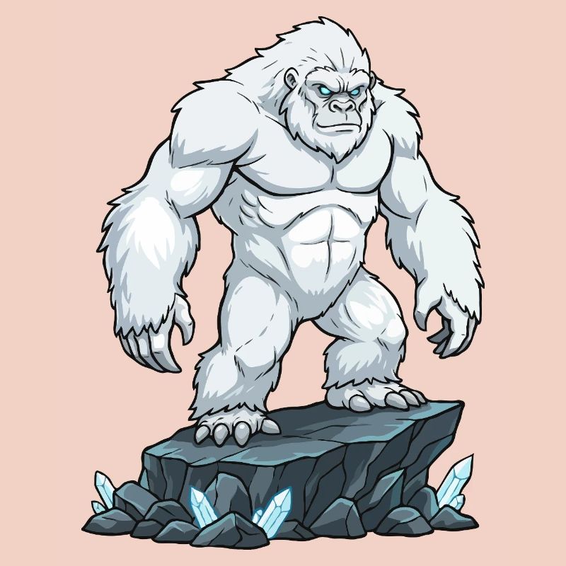 Yeti Abscheulicher Schneemann