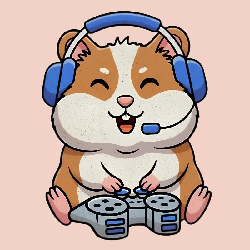 Hamsters while gaming