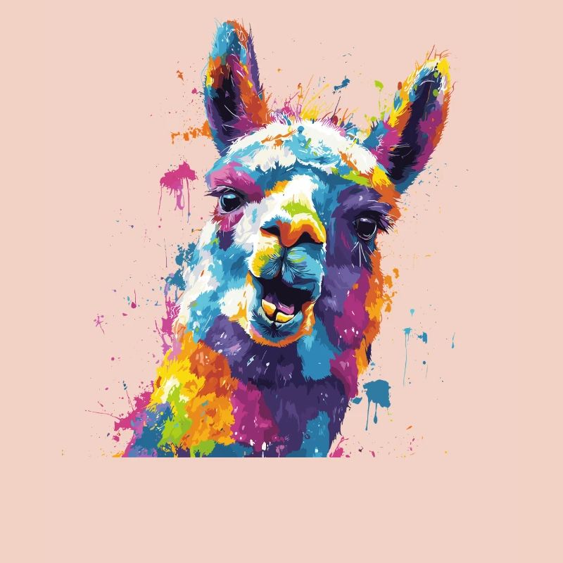 Llama Color Explosion