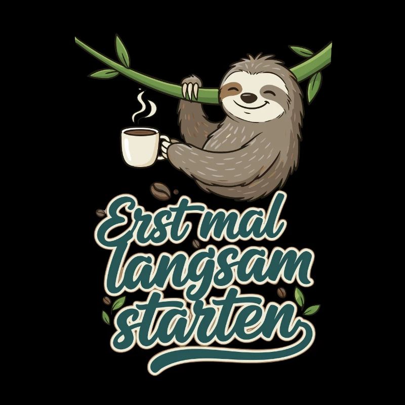 Slow Start Sloth Coffee