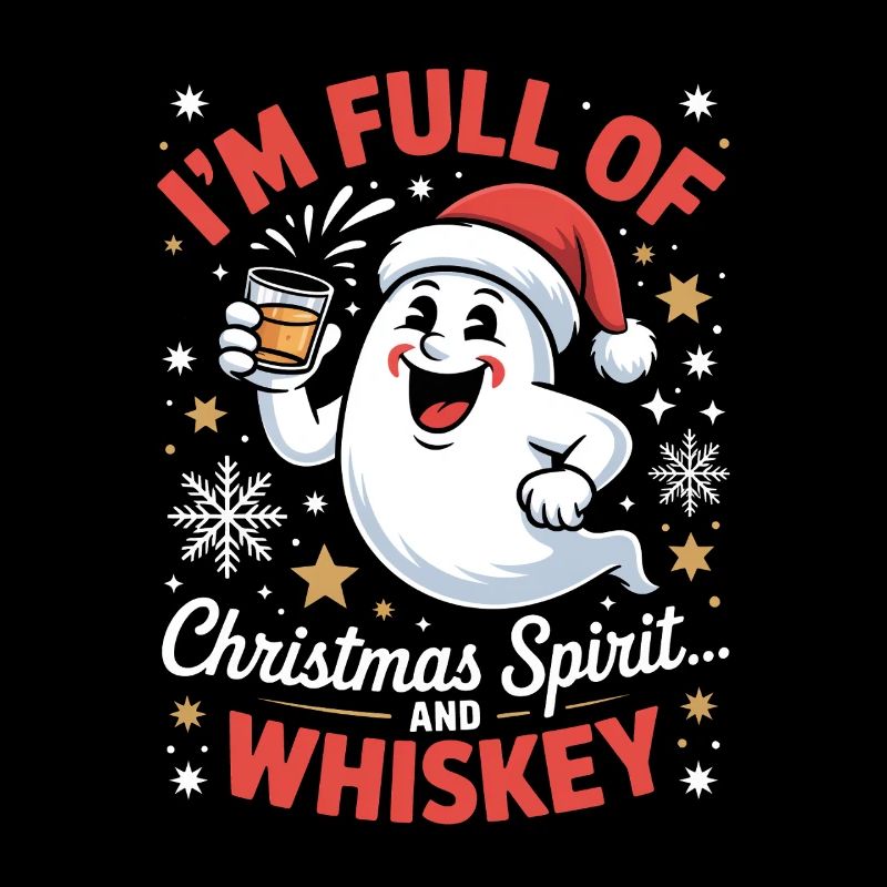 Whiskey-Weihnachtsgeist-Weihnachtsmann
