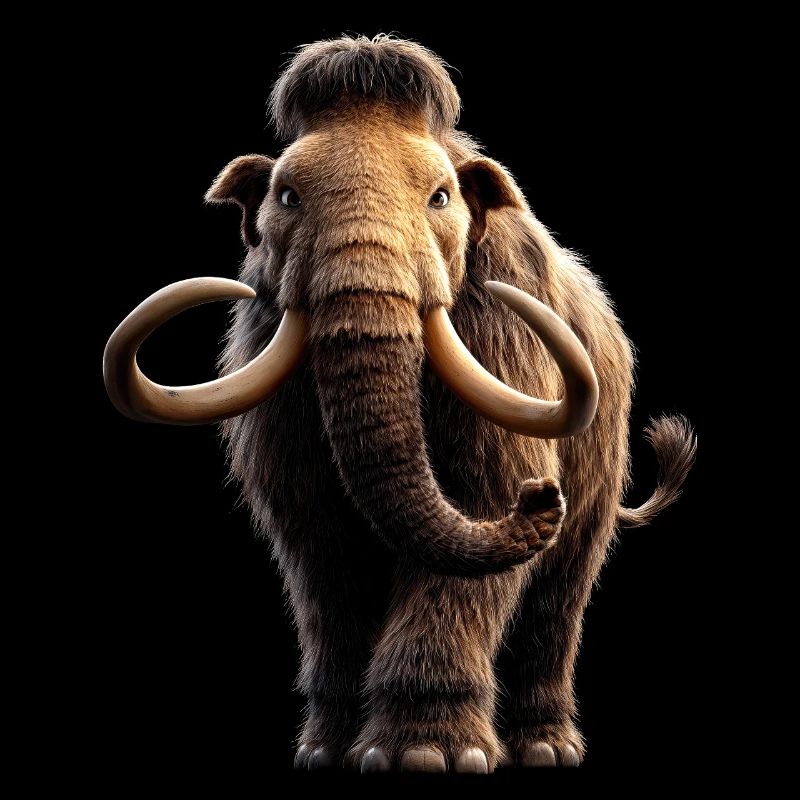 Mammut Wollhaarmammut Eiszeit Mammuts Süßes Mammut