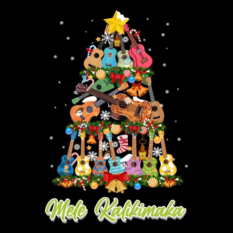 Hawaiian Ukulele Uke Christmas