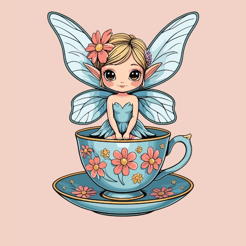Blumenfee im Teacup