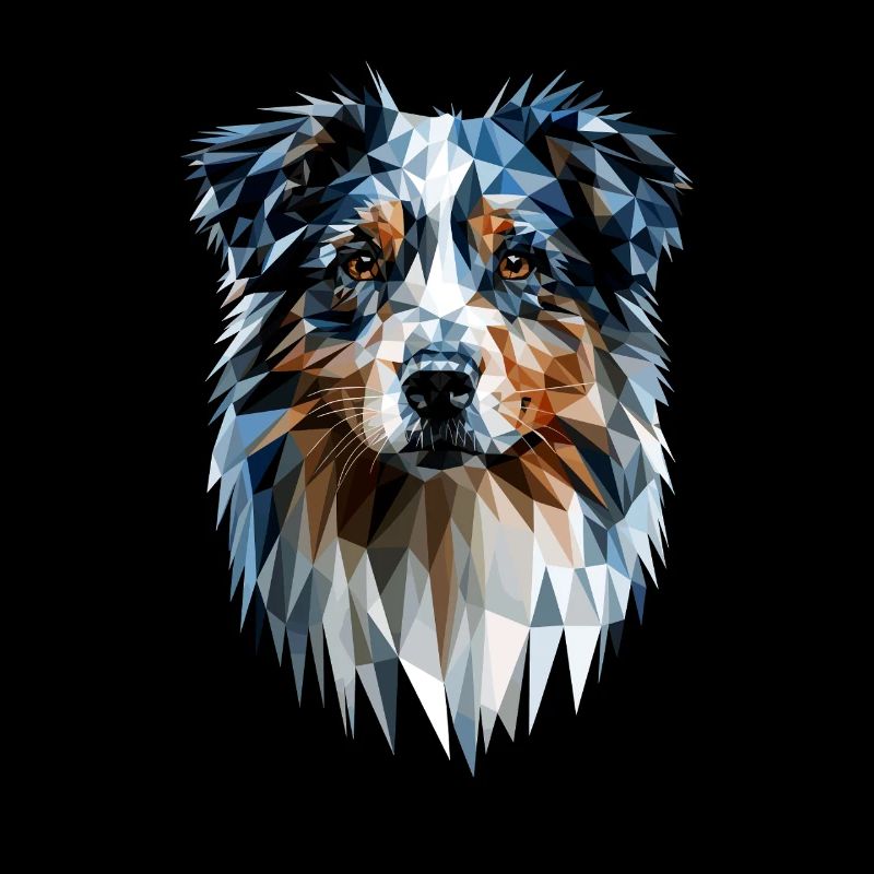 Berger australien amoureux du chien Aussie mignon