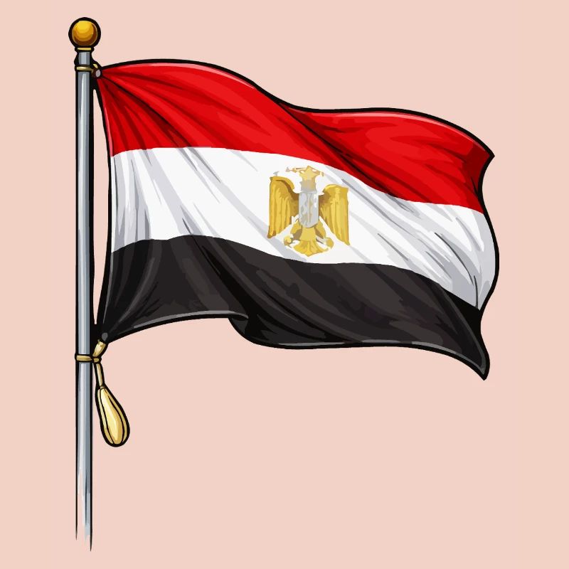 Drapeau égyptien