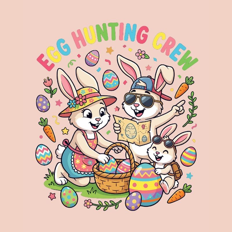 Hoster Bunny Family - Egg Collector