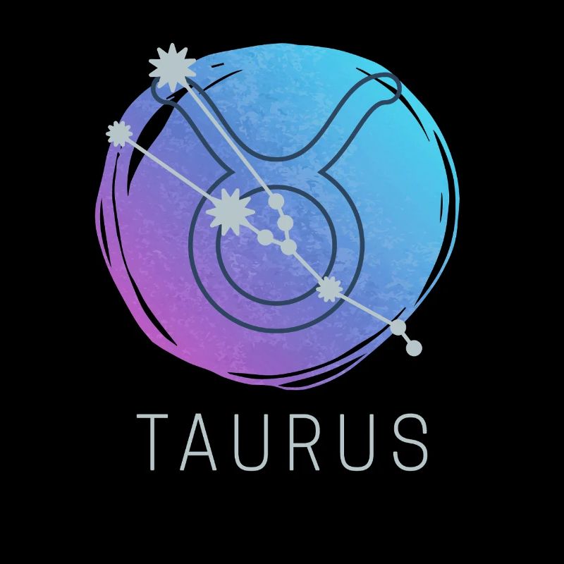 Taurus Stier Sternzeichen Aquarell Astrologie