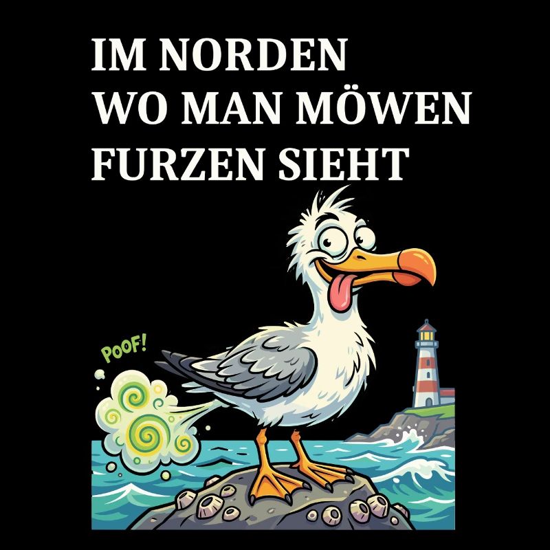 Norddeutscher Humor Spruch Möwe