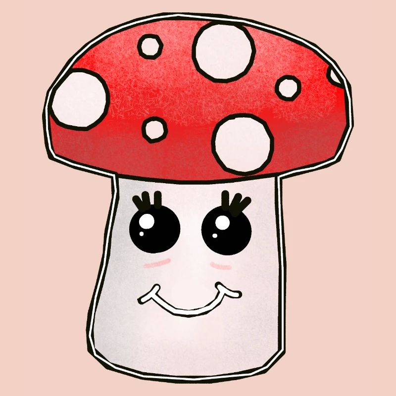Champignons champignons Kawaii