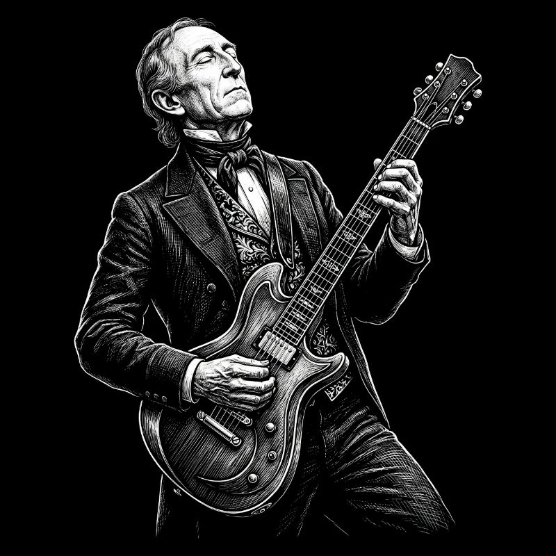 John Tyler Playing Guitar