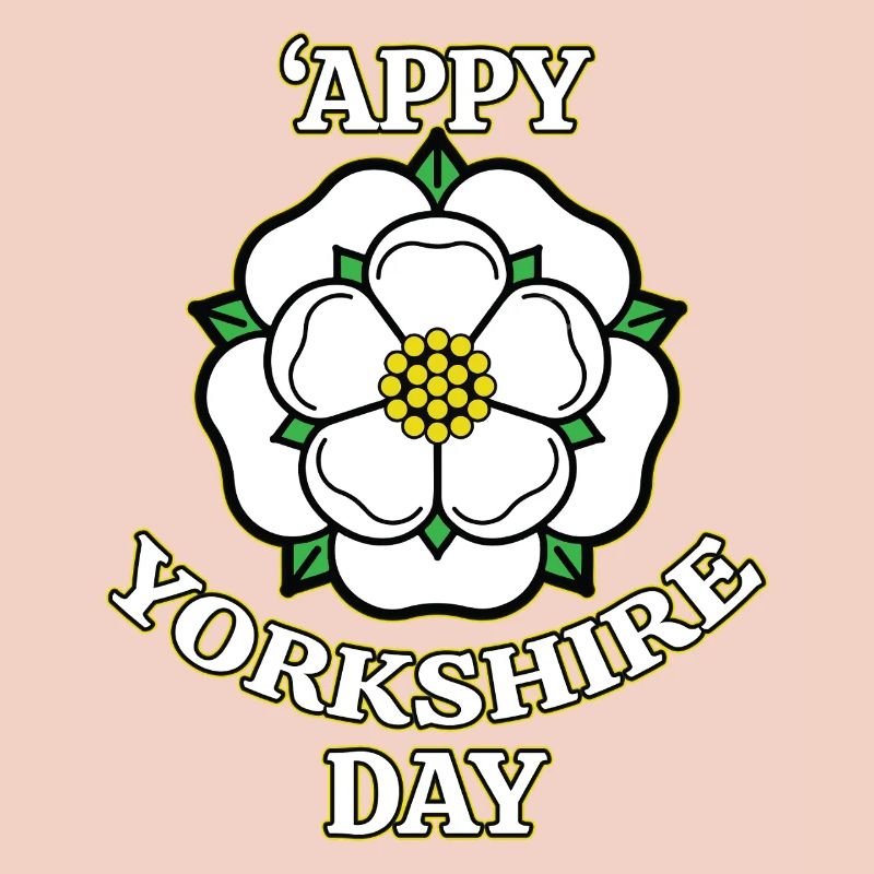 Frohen Yorkshire-Tag, White Rose County