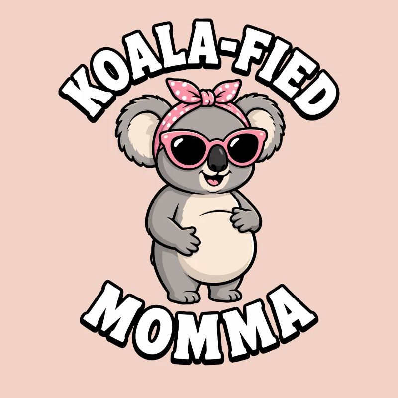 Maman de koala enceinte grossesse drôle