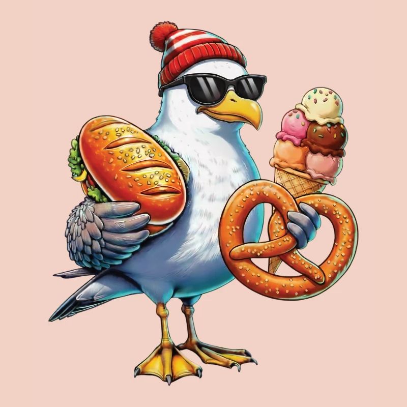 Möwe Brezel Eiscreme