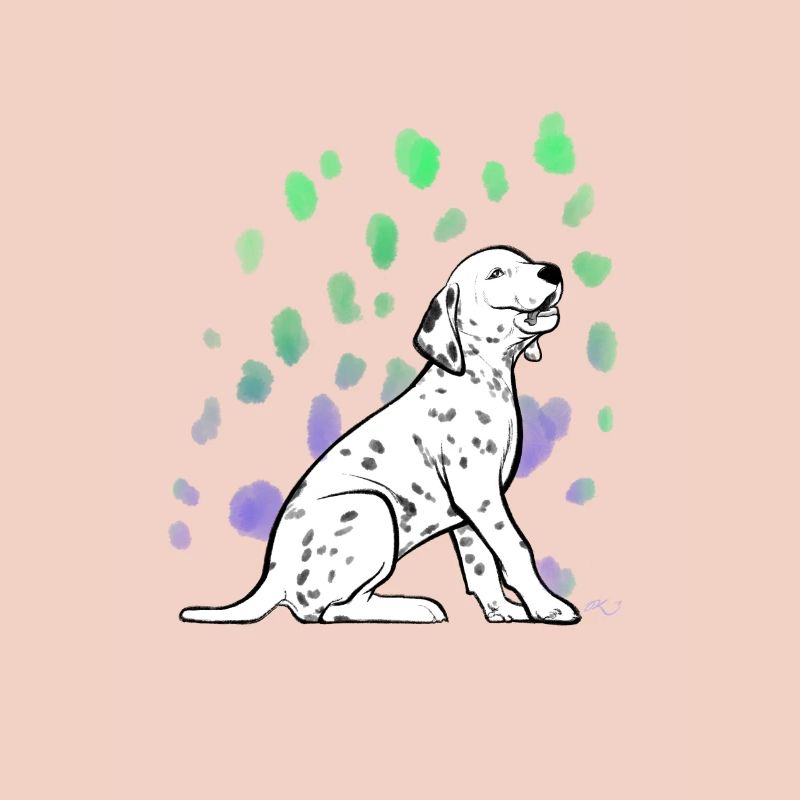 Chiot dalmatien