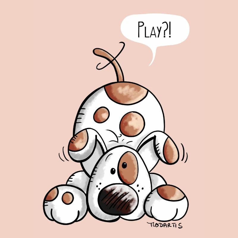 Dessin de chien drôle - Chiens - Comique