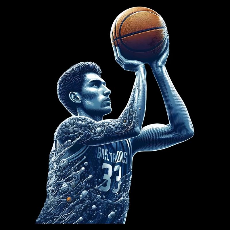 Basketball -Éclaboussure de Talent