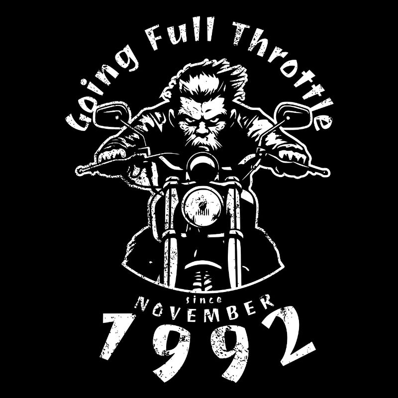 33. Geburtstag Going Full Throttle Since 11/1992