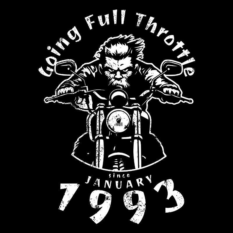 33. Geburtstag Going Full Throttle Since 01/1993