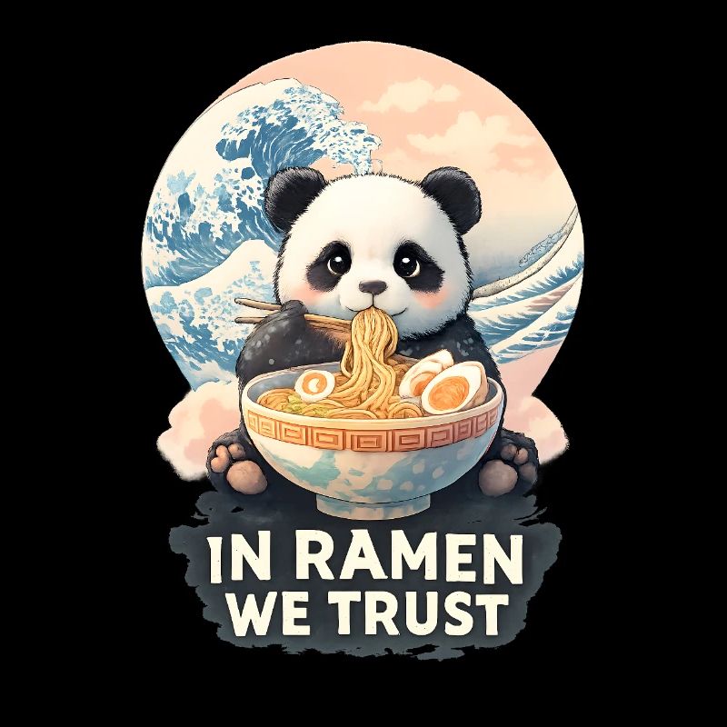 Panda Ramen Great Wave Japan