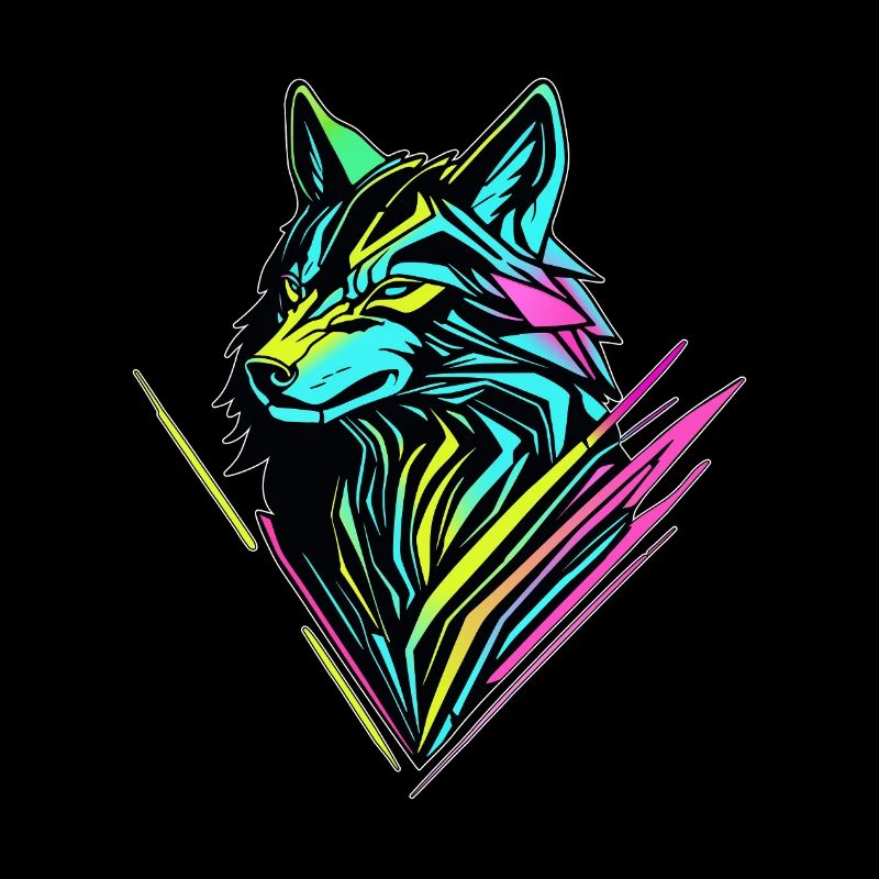 Neon Wolf – Cyber-Geist