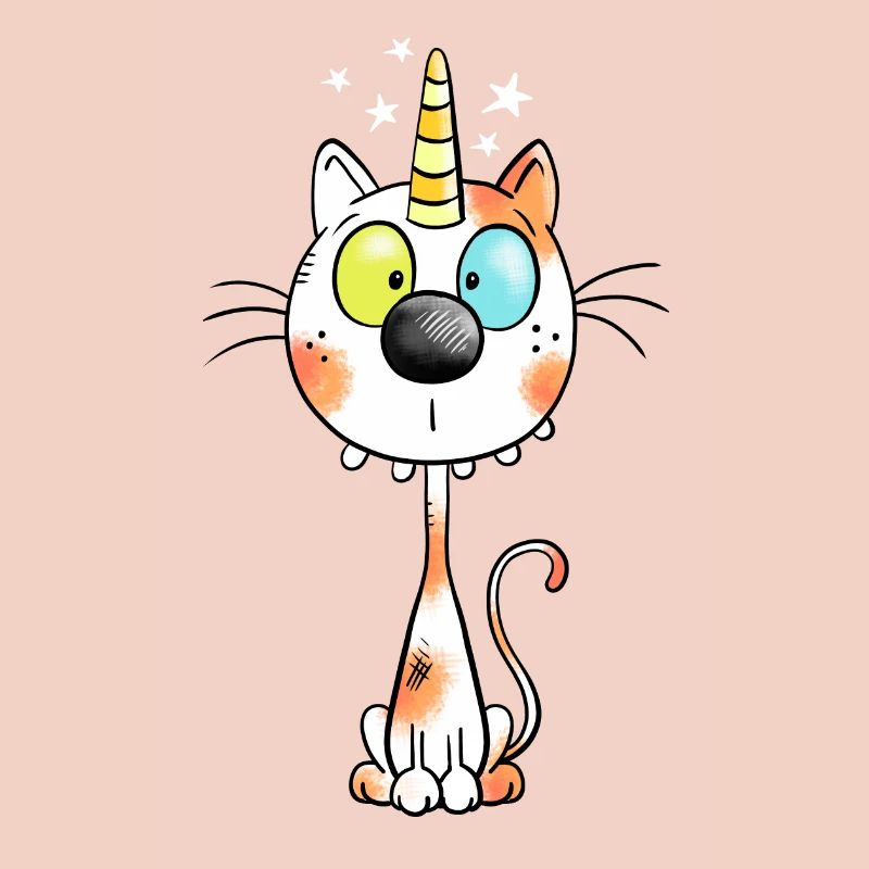 Mignon chat comique