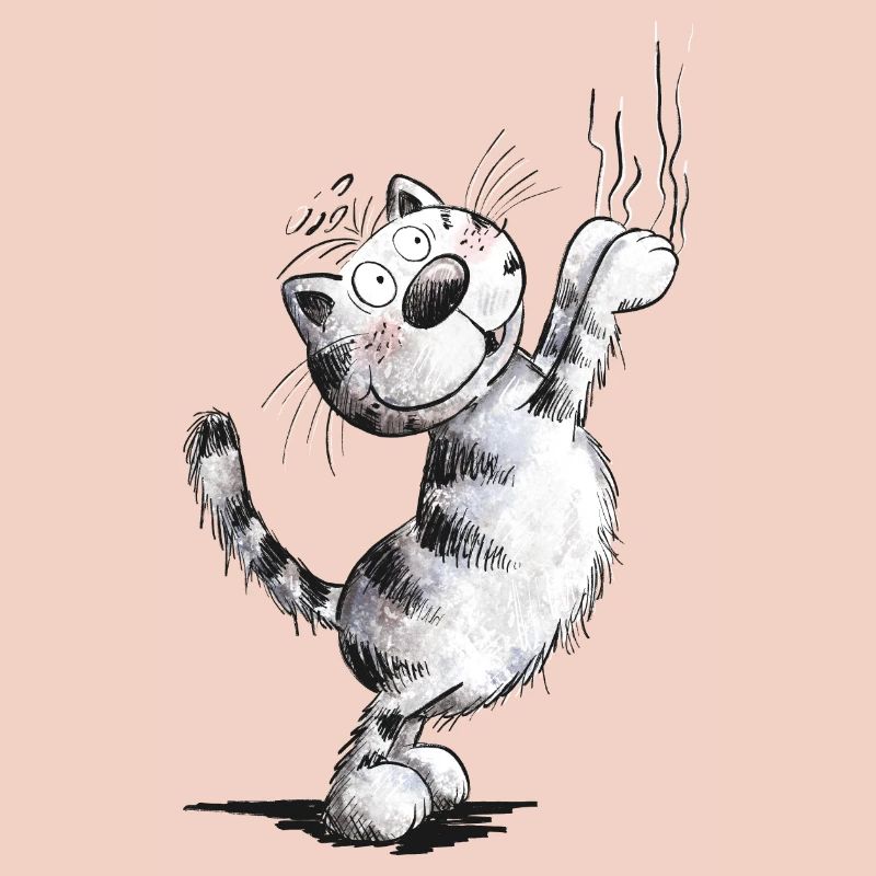 Drôles de griffures de chat