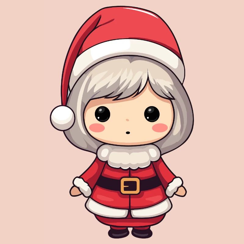 Chibi Santa Mädchen