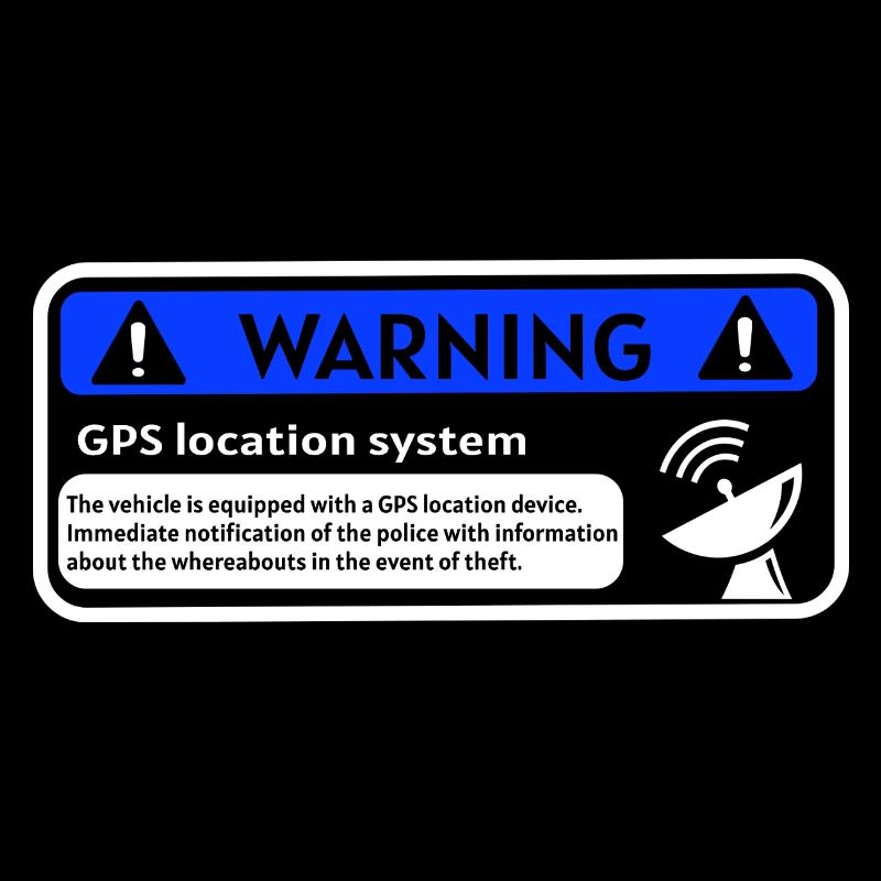 Alerte GPS Sticker