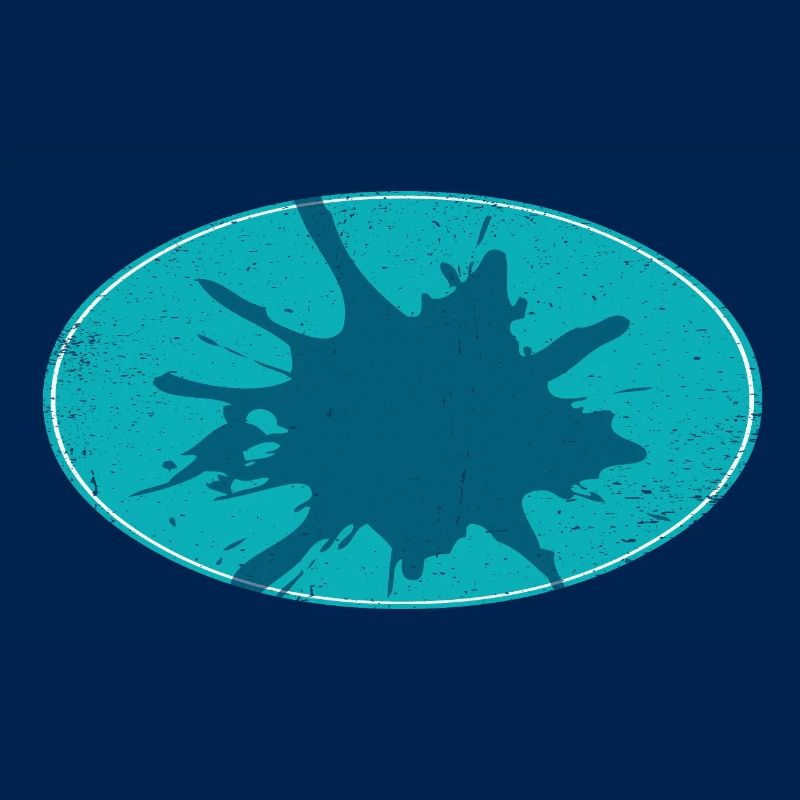 Ovaler Flash Background schmutzing
