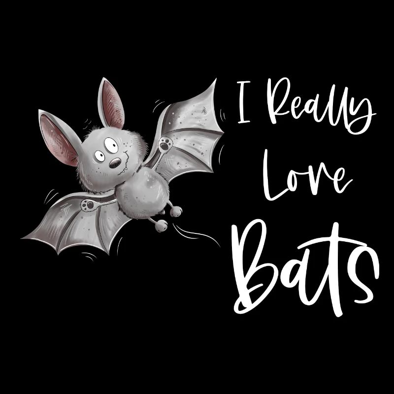 Fluttering Bat I Really Love Bats
