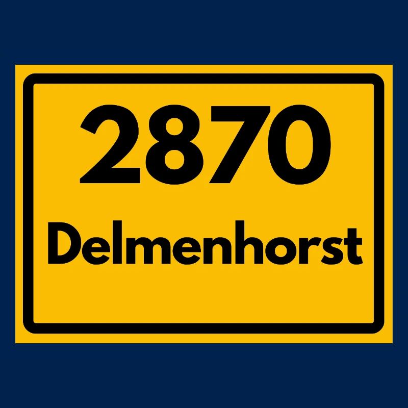 ANCIEN CODE POSTAL RÉTRO 2870 DELMENHORST