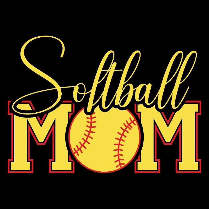 Softball Mama Ball Wappen