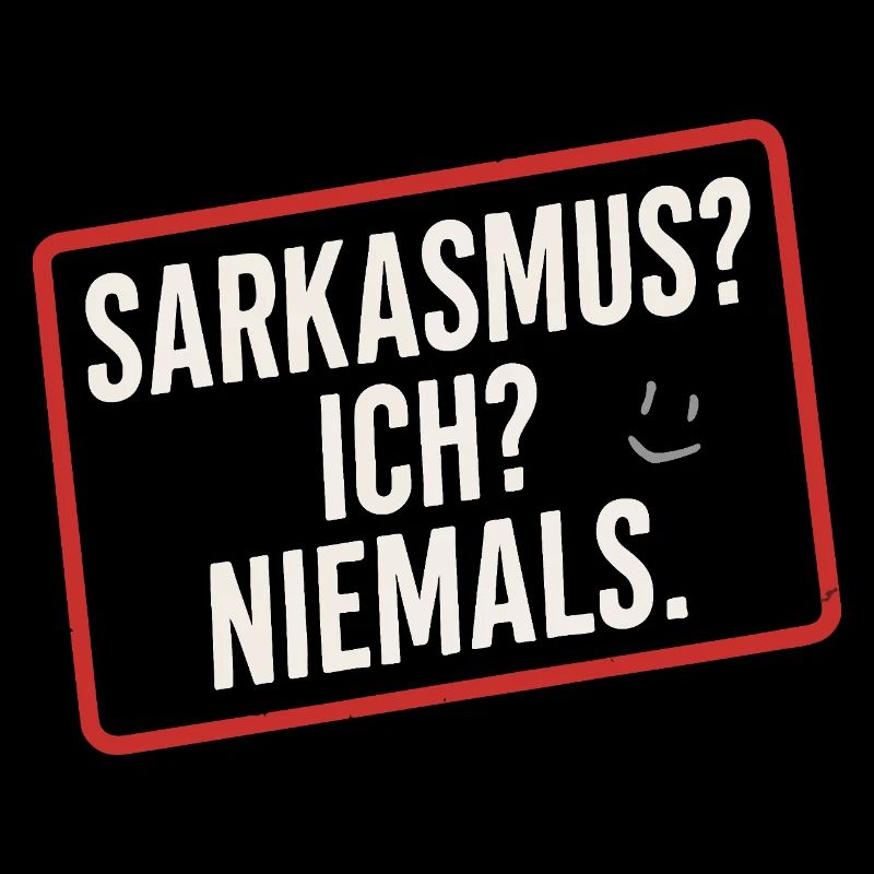Sarcasm me? Never. - funny topic for the office