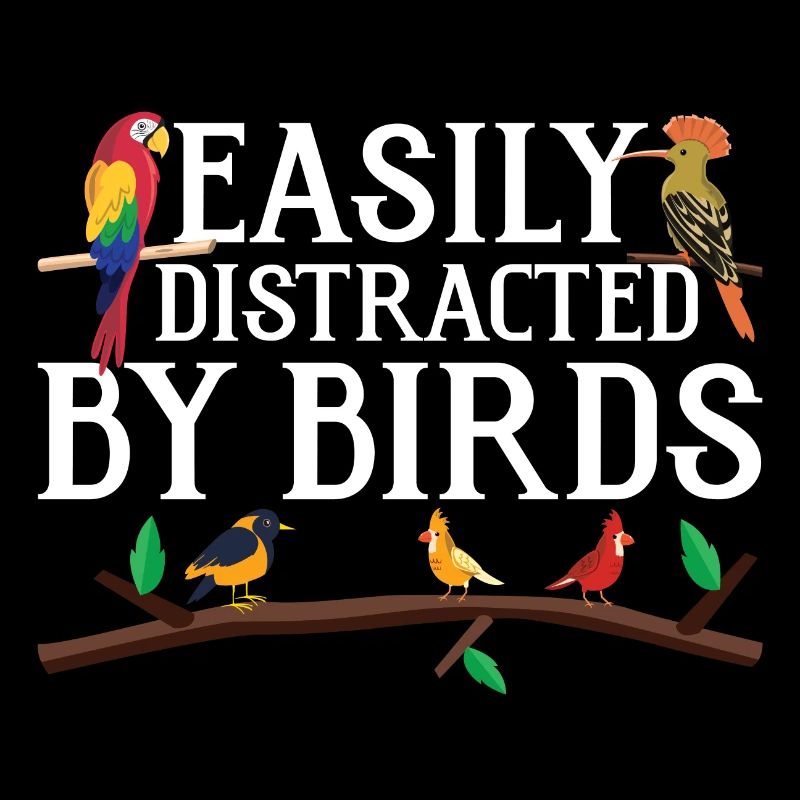 Facilement distrait par les oiseaux