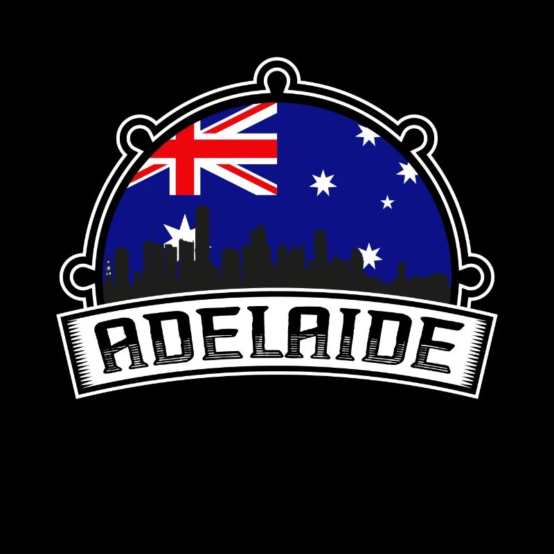 Adelaide Australie Skyline Travel Souvenir Austral